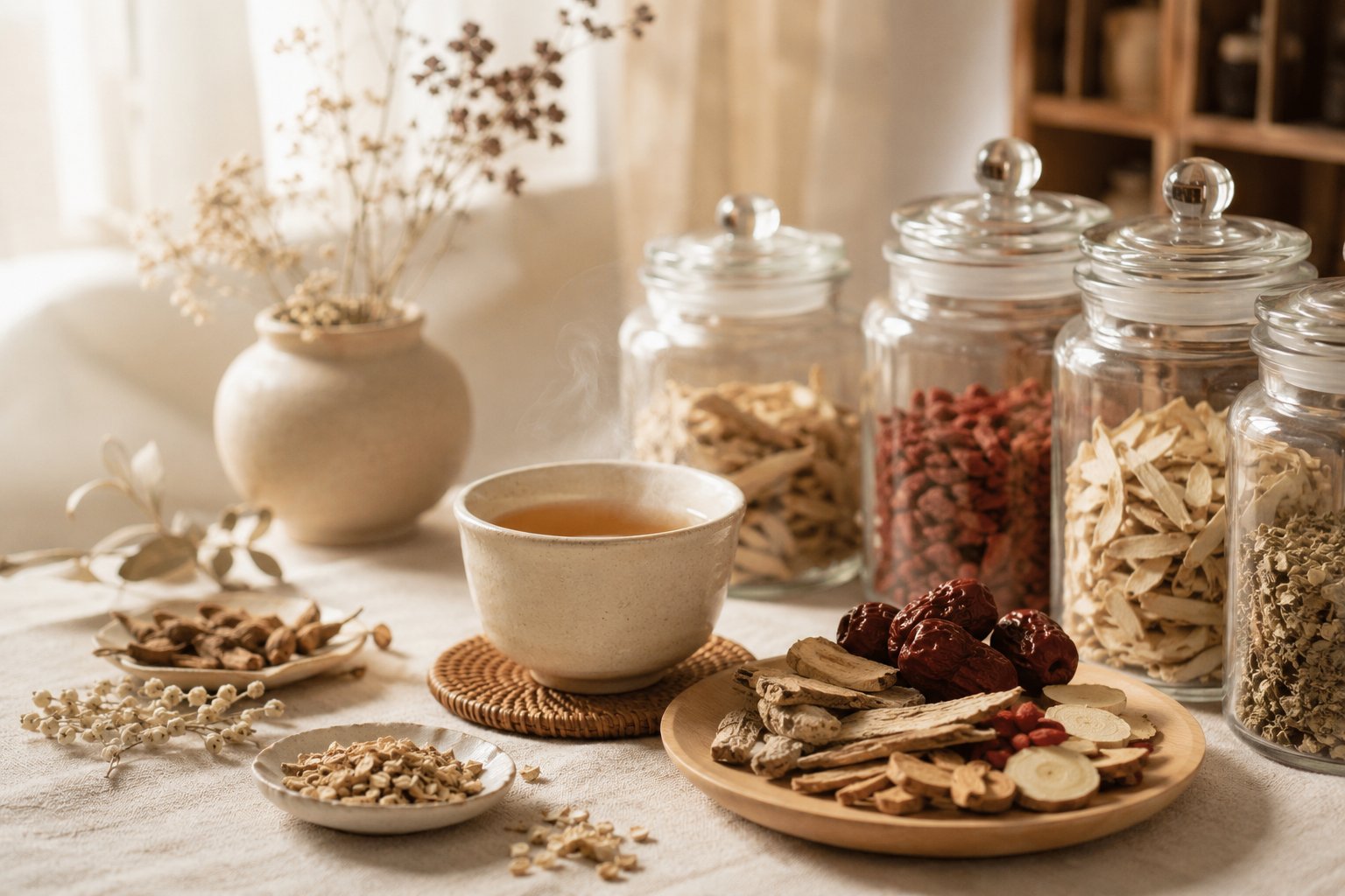 体質に合わせて調合する生薬と漢方茶